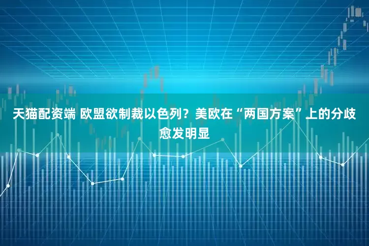 天猫配资端 欧盟欲制裁以色列？美欧在“两国方案”上的分歧愈发明显