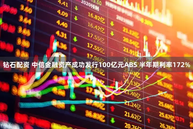 钻石配资 中信金融资产成功发行100亿元ABS 半年期利率172%